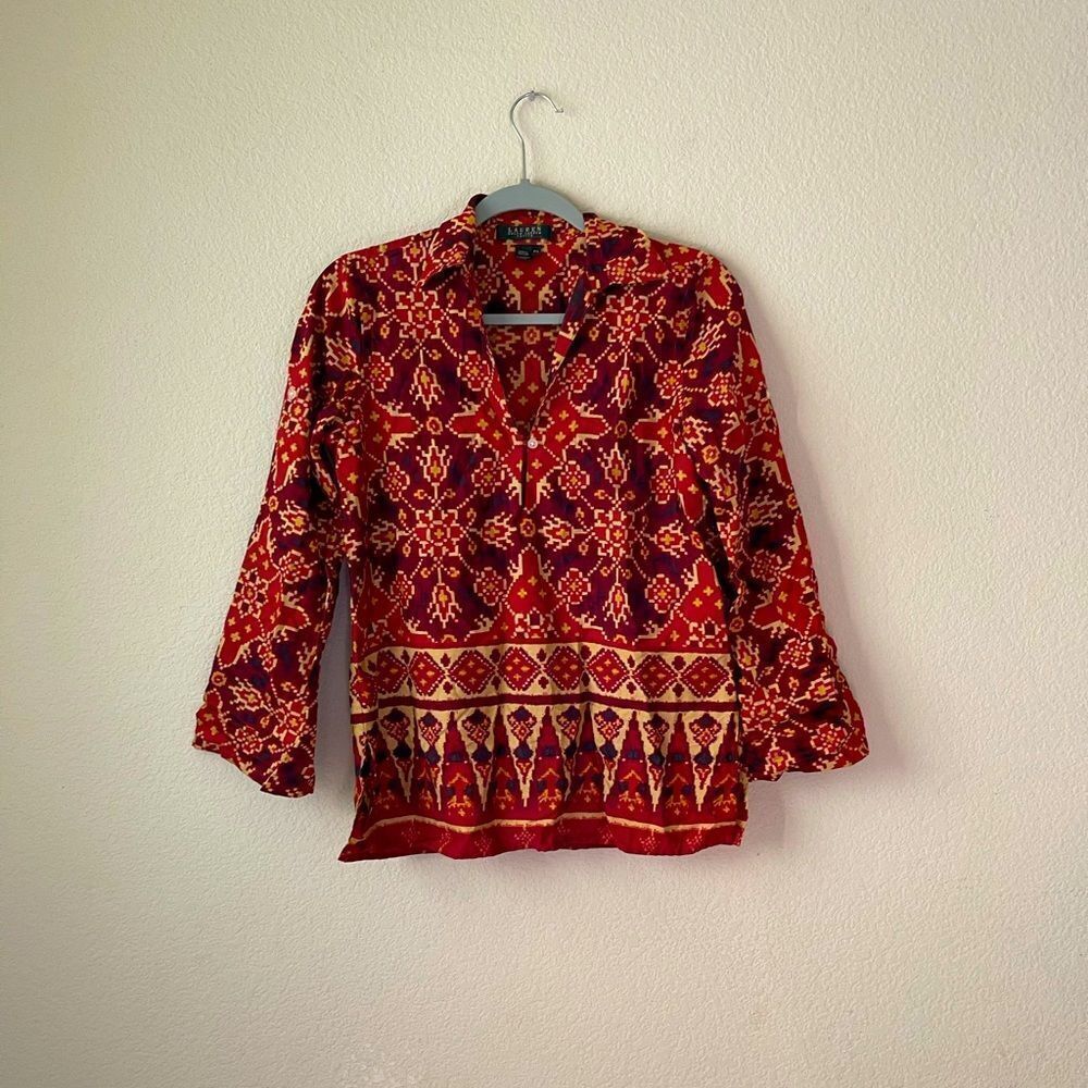 Lauren Ralph Lauren southwest print blouse